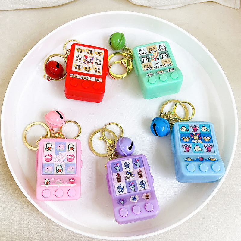 Wholesale Scroll Lighted Lottery Machine Toys Plastic Keychains